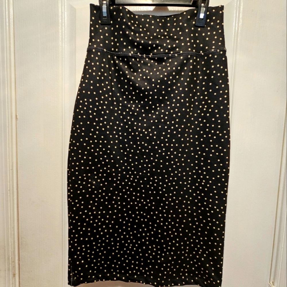 Black and White Polka-dot skirt